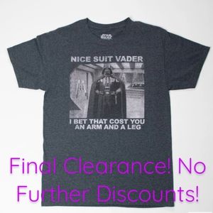 NWOT STAR WARS men's Darth Vader T-SHIRT.